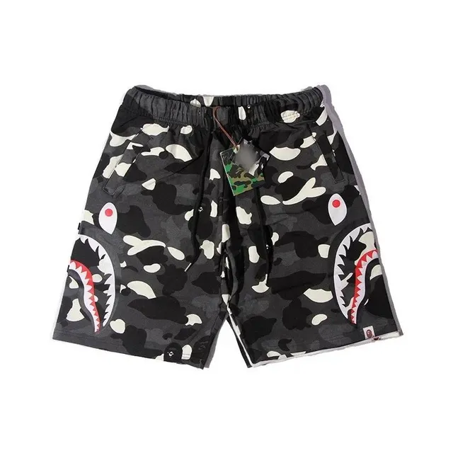 BAPE Shark Shorts Camouflage Shark