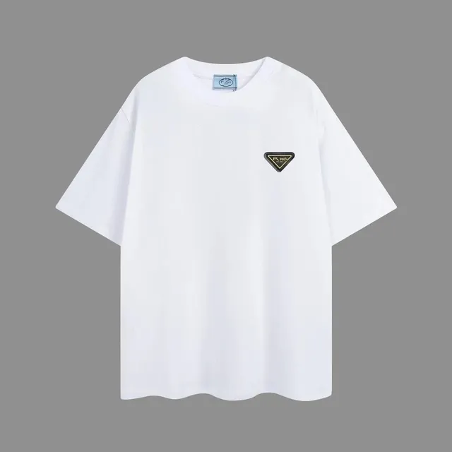 Prada Logo T-Shirt Triangle Logo