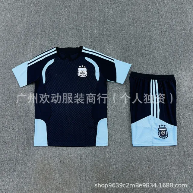 2627短袖阿根廷宝蓝