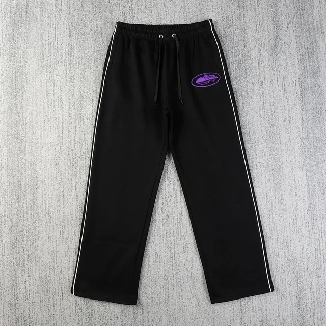 Track Pants Purple Logo