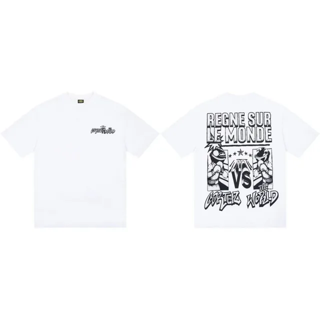 Corteiz Graphic Tee Regne Sur Le Monde Print