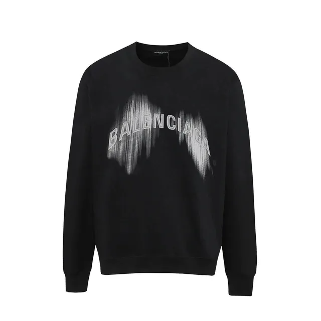 Balenciaga Crewneck Sweatshirt Distorted Logo