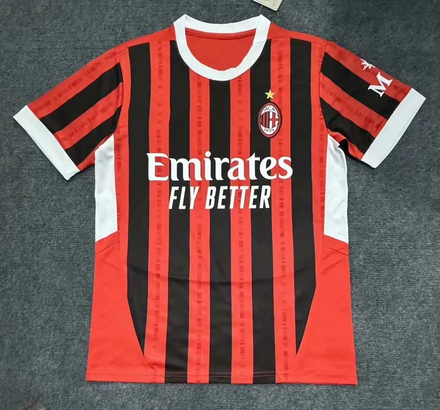 AC Milan × Adidas Home Jersey Emirates Fly Better