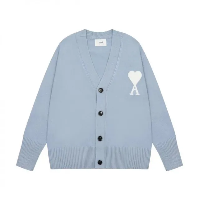 AMI Paris Cardigan Heart Logo