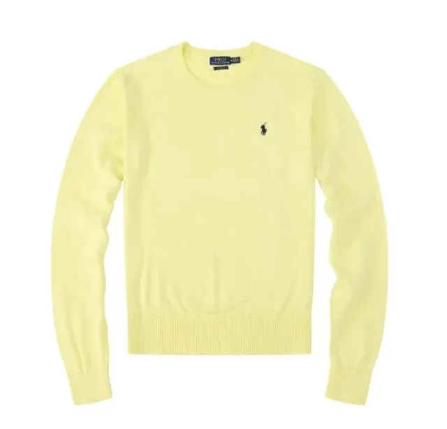 Polo Ralph Lauren Classic Fit Crewneck Sweater Pale Yellow