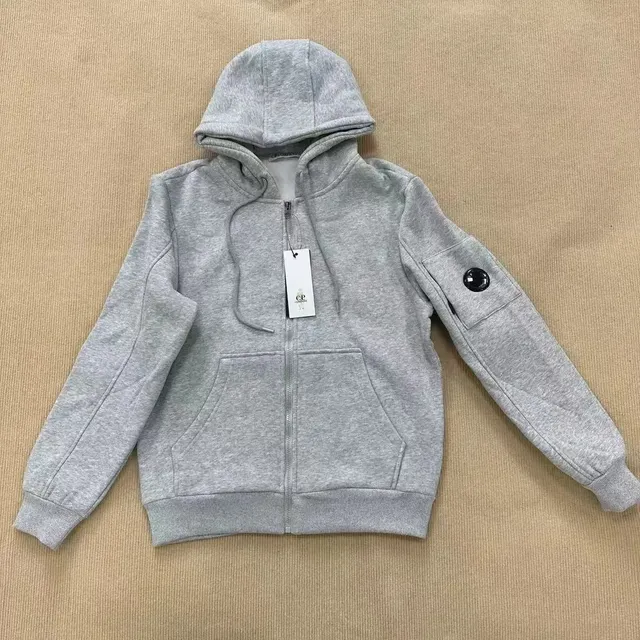 C.P. Company Goggle Hoodie Heather Grey