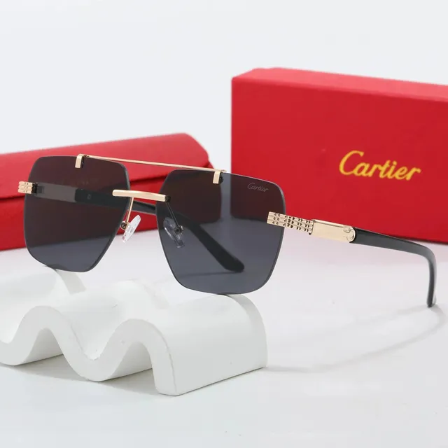 Cartier Sunglasses Rectangular Rimless