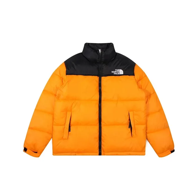 The North Face Nuptse Jacket Orange/Black