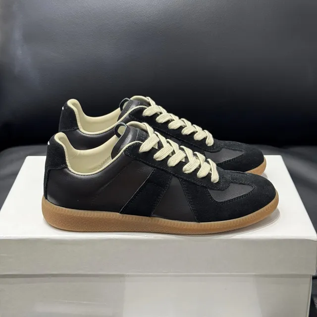 Maison Margiela Future Sneaker Black Suede Leather