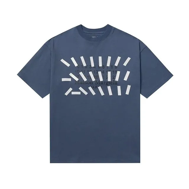 Maison Margiela T-Shirt Painted Numbers Print