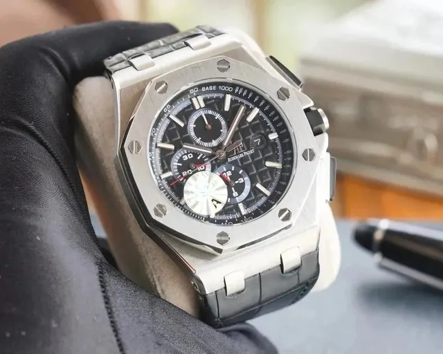 Audemars Piguet Royal Oak Chronograph Black Tapisserie Dial
