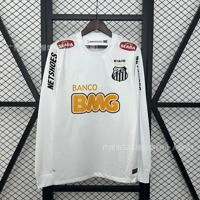 Santos FC Home Jersey 2012 BMG Sponsor