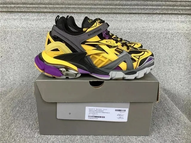 Balenciaga Track 2 Open Sneaker Yellow/Black