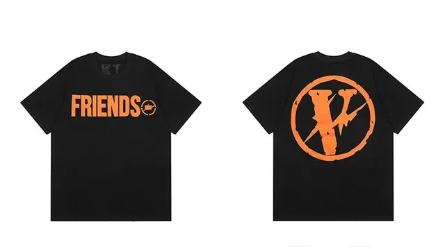 Vlone Friends Tee Orange Logo