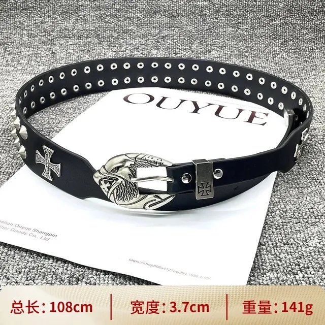 【鹰嘴双十字架108cm】CH克罗腰带