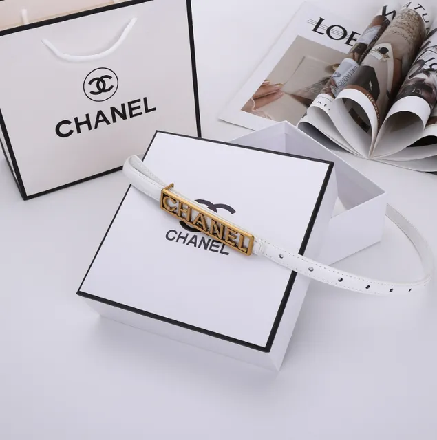 Chanel Logo Belt