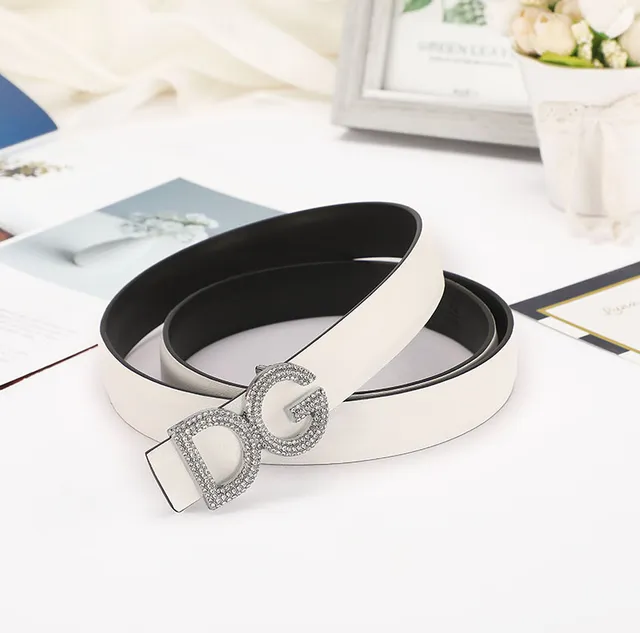 Dolce & Gabbana DG Logo Belt Crystal-Embellished Reversible