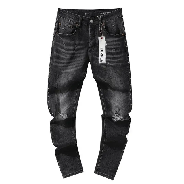 Purple Brand Distressed Jeans Studded Ripped