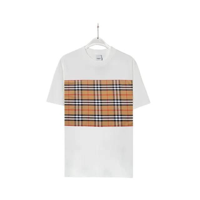 Burberry Check Panel T-Shirt Classic Check