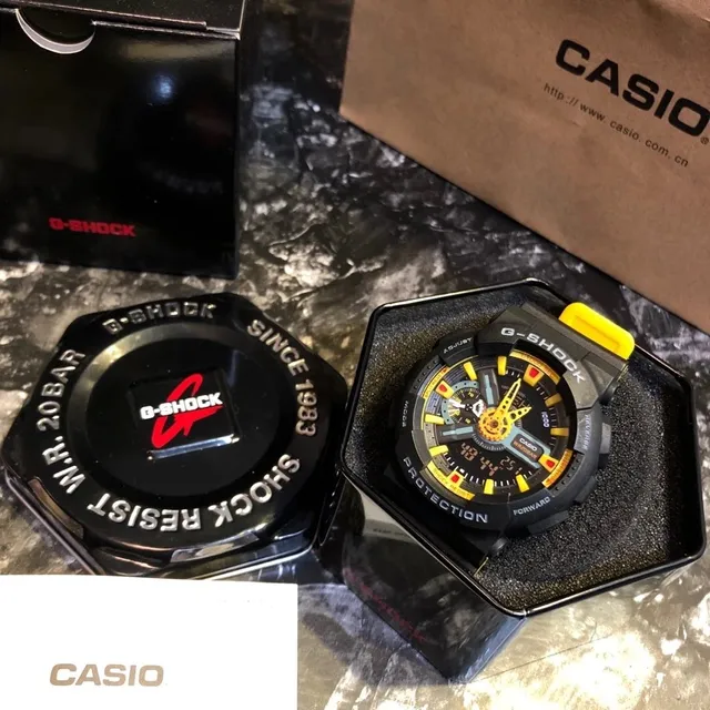 Casio G-Shock GA-110 Black Yellow