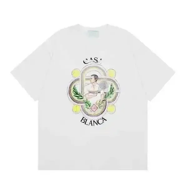 Casablanca Graphic T-Shirt Blanca Print