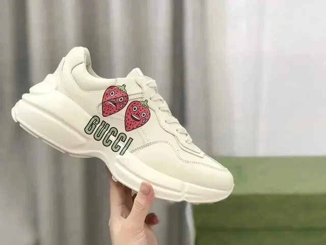 Gucci Trainer Strawberry Print