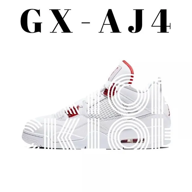 Air Jordan 4 White Red