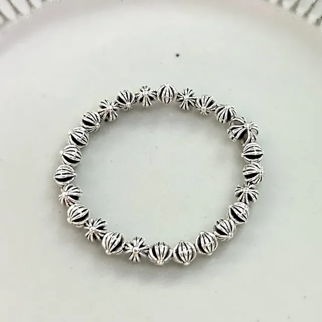Chrome Hearts Cross Ball Ring Sterling Silver