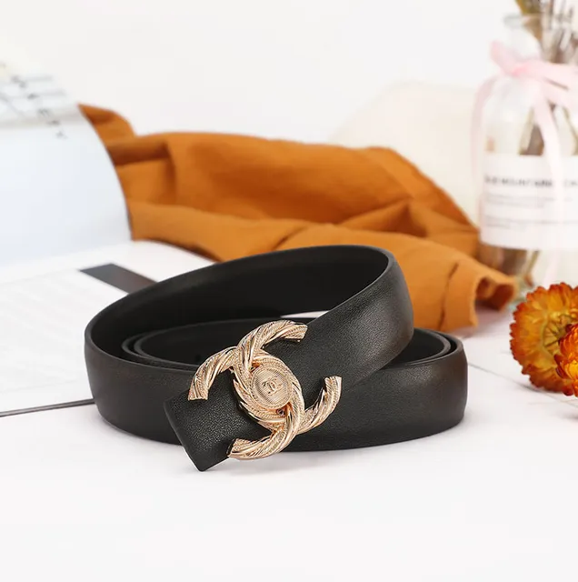 Chanel CC Belt Gold-Tone CC Buckle