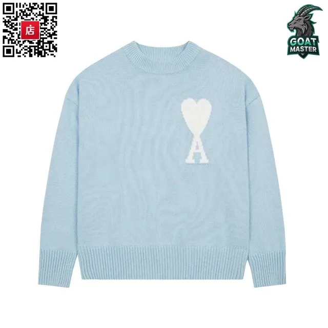 Amiri Knit Sweater Heart Logo