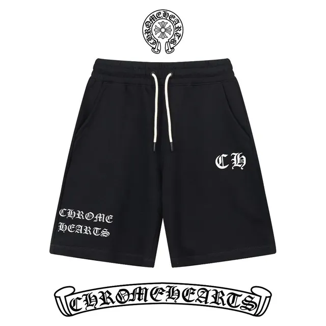 Logo Shorts Chrome Hearts Print