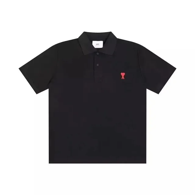 AMI Paris Polo Shirt Heart Logo
