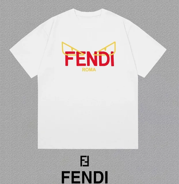 Fendi Graphic Tee Monster Logo