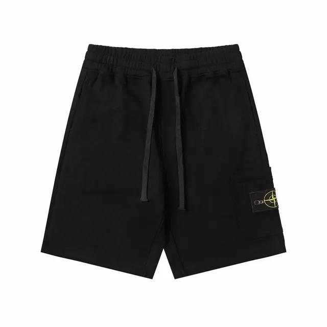 Stone Island Cargo Shorts Black with Compass Patch