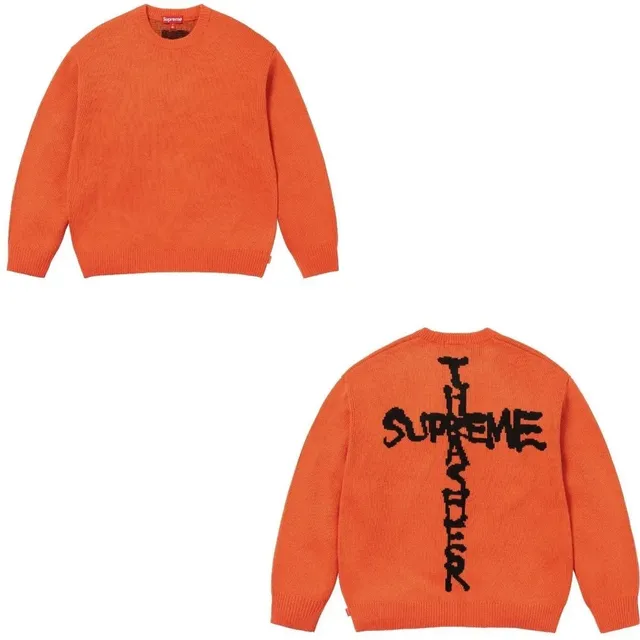 Supreme Knit Sweater Cross Logo