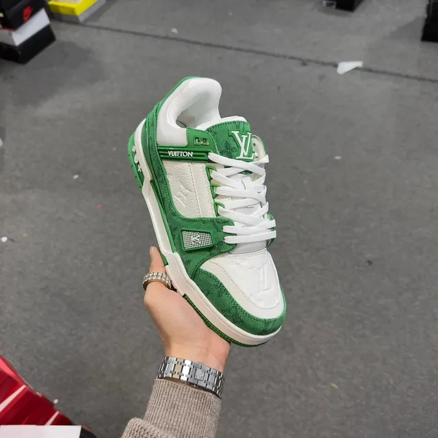 Louis Vuitton LV Trainer Monogram Green