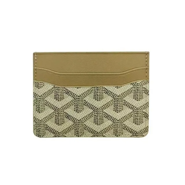 Goyard Card Holder Goyardine Canvas