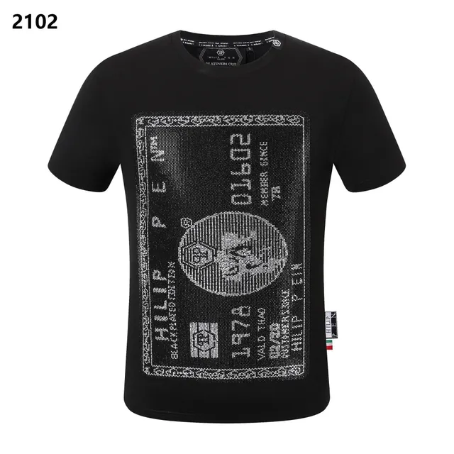 Graphic T-Shirt Crystal-Embellished ID Card Print