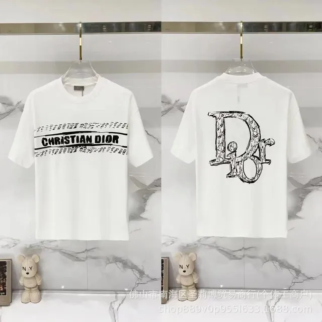 Dior Graphic T-Shirt Logo Print
