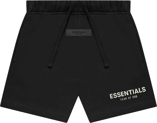 Fear of God Essentials Logo Shorts Black