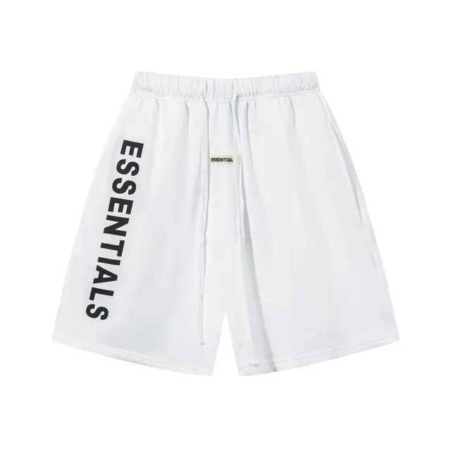 Fear of God Essentials Logo Shorts Vertical Print