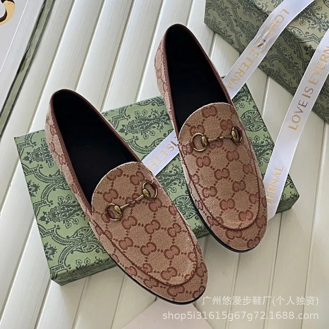Gucci Horsebit Loafer GG Canvas