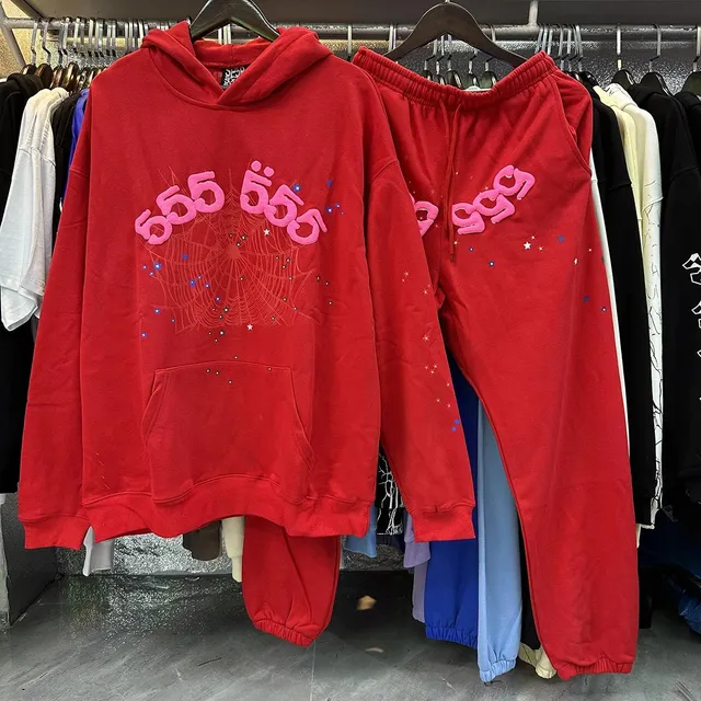 Broken Planet Hoodie and Joggers Set 655 Spiderweb Embroidery