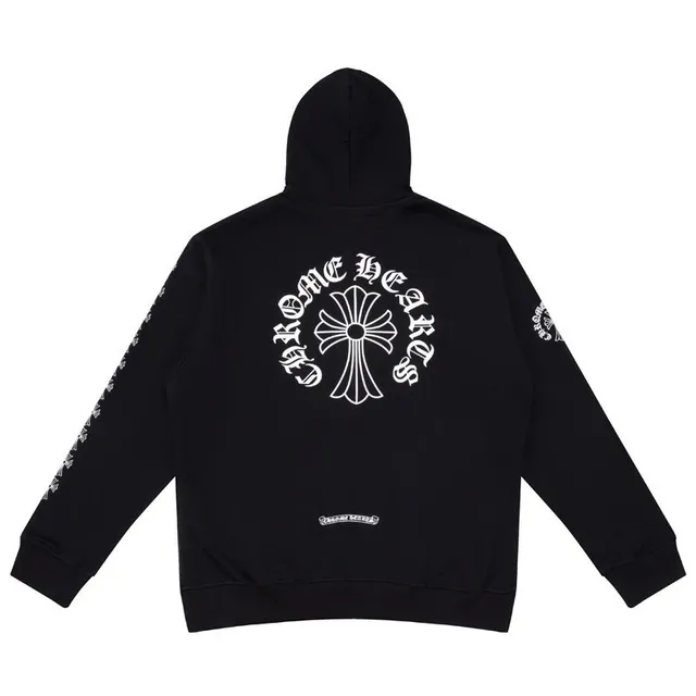 Chrome Hearts Hooded Sweatshirt Cross Logo