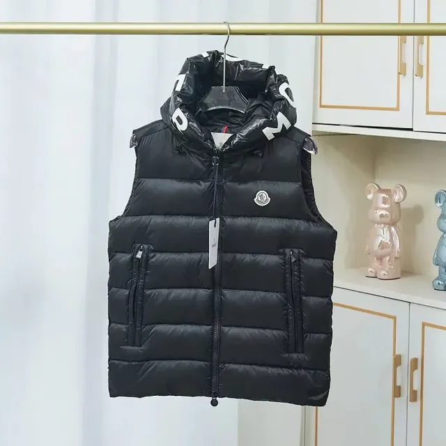 Moncler Puffer Vest Logo Hood