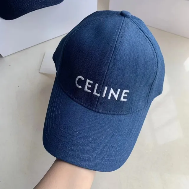 Celine Baseball Cap Embroidered Logo