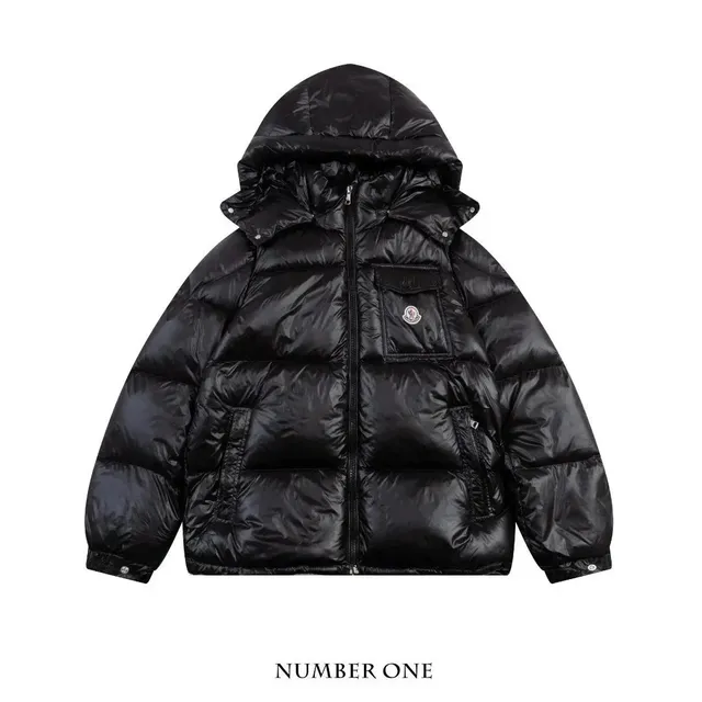 Moncler Puffer Jacket Glossy Black