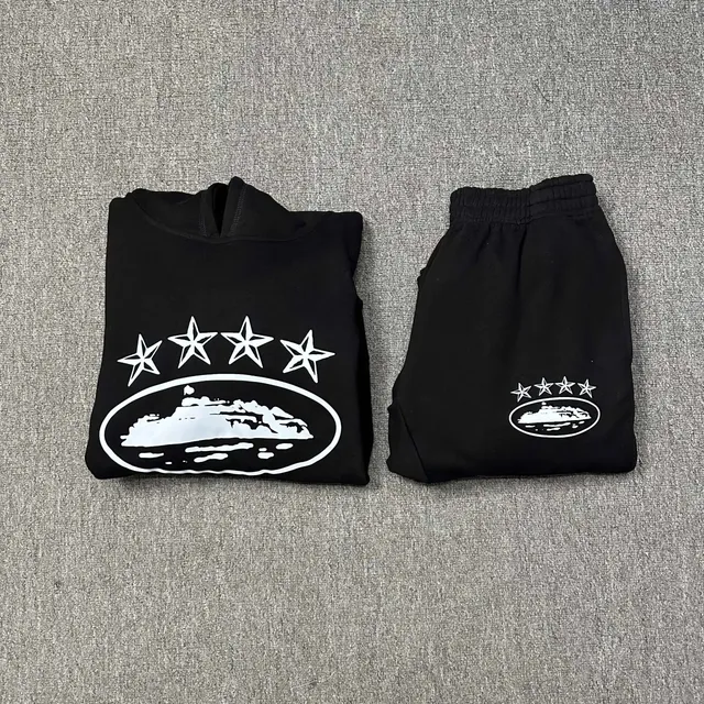 Hoodie and Jogger Set Five Stars Yacht Print