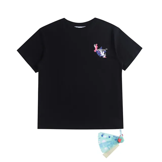 Off-White Graphic Tee Abstract Print
