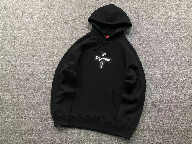 Supreme Box Logo Hooded Sweatshirt Black